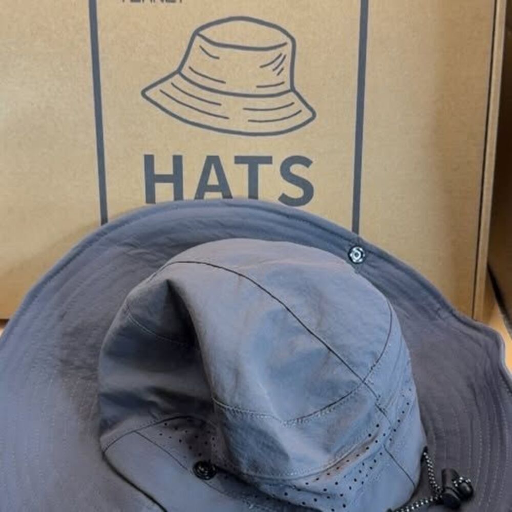 TSANLY Bucket Hat Grey size 56-59cm